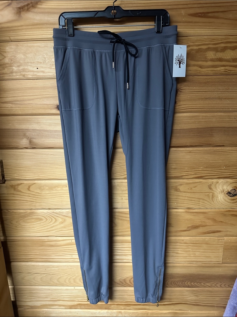 Zyria Women's Jogger Pants - Slate Gray Size M